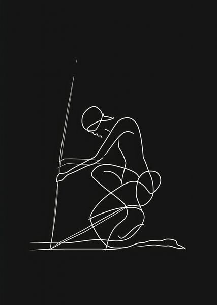 Plakat 67,5x95cm Linia zdjęcie 1