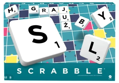 NA PREZENT GRA SCRABBLE ORIGINAL Y9616 wersja polska gra słowna + GRATIS na Arena.pl