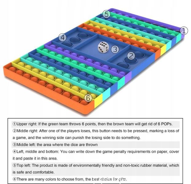 ZABAWKA SENSORYCZNA KOSCI RAINBOW zdjęcie 9