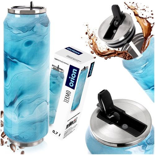 Kubek termiczny puszka niebieska 700 ml na Arena.pl