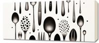 Obraz 90x40cm Narzędzia Smaku