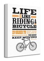 Asintended Riding A Bicycle - Obraz na płótnie 3