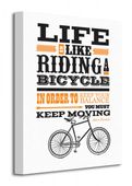 Asintended Riding A Bicycle - Obraz na płótnie 3