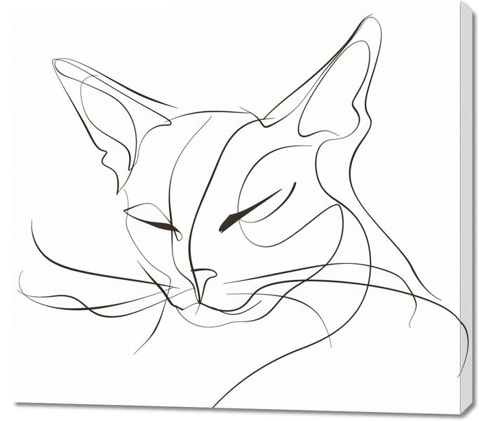 Obraz 100x90cm Linijny Kot zdjęcie 1