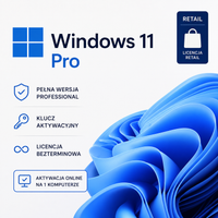 WINDOWS 11 PRO / PROFESSIONAL | KLUCZ AKTYWACYJNY | LICENCJA RETAIL