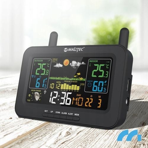 Stacja Pogodowa Bezprzewodowa Termometr Barometr Czujnik Zewnętrzny na Arena.pl