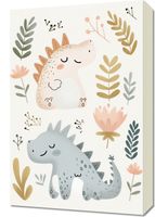 Obraz 40x60cm Wzory dla Dzieci, Dziewczynki i Chłopca -Dinusie 2