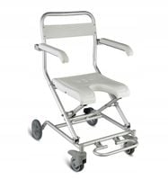 Wózek toaletowy prysznicowy aluminium Timago FS 7962L - siedzisko z otworem