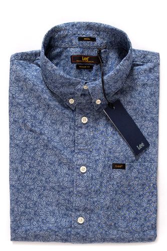 LEE BUTTON DOWN SS DIPPED BLUE L886WALA L na Arena.pl