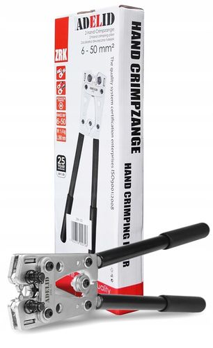 ZACISKARKA PRASKA DO KABLI TULEJEK KOŃCÓWEK 6-50 na Arena.pl