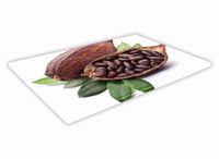SZKLANA DESKA KUCHENNA 60x30 81d Kakao