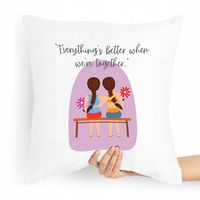 Poduszka Dla Przyjaciela Friends Forever Prezent Z Nadrukiem Ze Zdjęciem