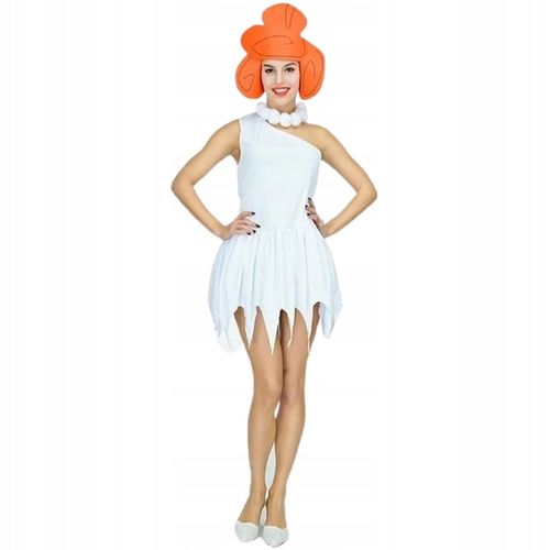 STRÓJ KOBIETA JASKINIOWIEC WILMA PRZEBRANIE FLINTSTONOWIE HALLOWEEN S / M na Arena.pl