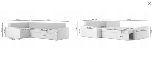 Narożnik Grande - BRĄZ na Arena.pl