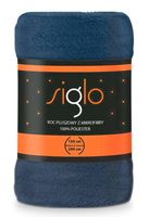 Koc Pluszowy 150X200 Mikrofibra Siglo Granat