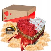 Prezent Na Walentynki dla Niej Dziewczyny Kobiety Żony - Zestaw Prezentowy