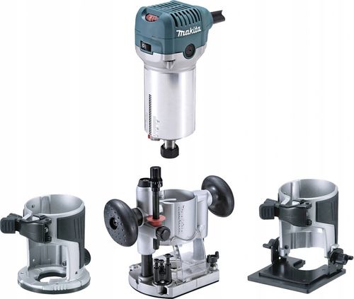 MAKITA FREZARKA WYCINARKA RT0702CX2J 710W + OSPRZĘT -- Makita PL -- na Arena.pl