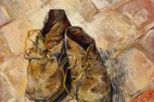 Plakat 30x20cm Shoes, Van Gogh Vintage do Salonu