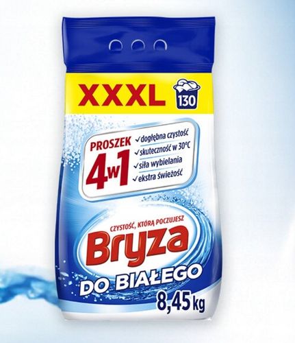 BRYZA Proszek do Prania BIAŁYCH UBRAŃ BEZ PLAM ZABRUDZEŃ Świeżość Czystość na Arena.pl