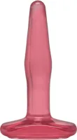 doc johnson crystal jellies small plug mały anatomiczny rożowy