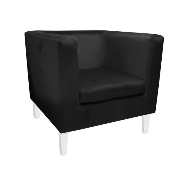 Fotel Monaco nogi 20 białe MG19 zdjęcie 1