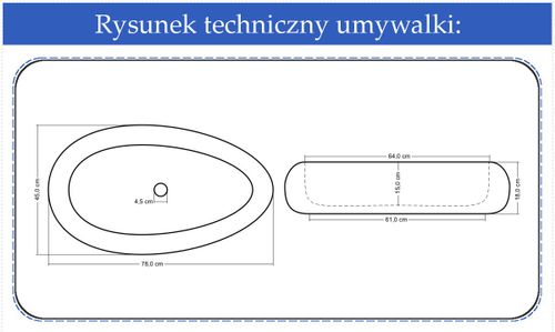 Umywalka Ceramiczna Amanda 78 na Arena.pl