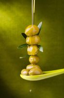 FOTOTAPETA kuchenna OLIWKI ZIELONE OLIWKI