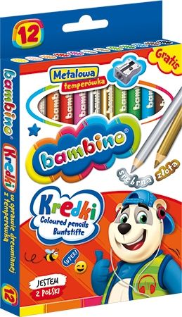 kredki bambino 12 kol jumbo +temp. 0249 a"8 na Arena.pl