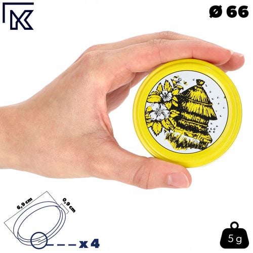 Zakrętki Do Słoików Nakrętki Wieczka 10 szt fi 66 na Arena.pl