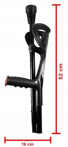 Kula ortopedyczna do chodzenia SKŁADANA kula Inwalidzka łokciowa do 136 kg na Arena.pl