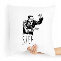 Poduszka Prezent Dla Szefa Szefowa Z Nadrukiem Ze Zdjęciem