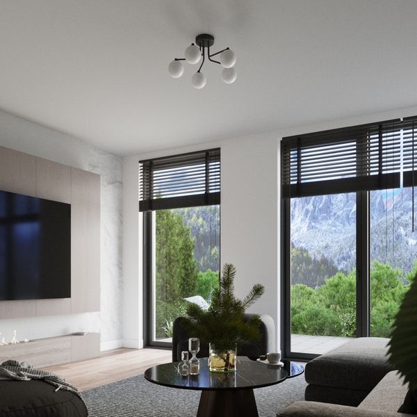 Żyrandol ASTRAL 3 czarny zdjęcie 11