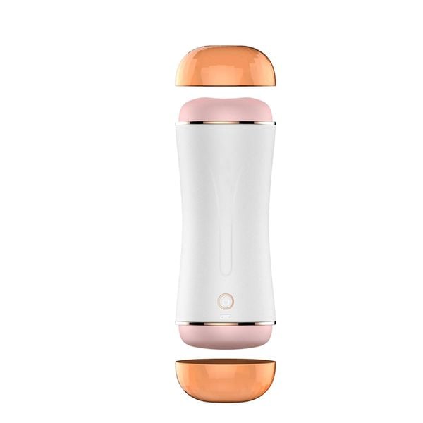 Masturbator-Boss Series-Vibrating Masturbation Cup USB 10 function + Interactive Function / Double Ends zdjęcie 4