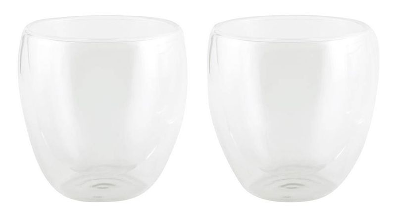Zestaw 2 szklanek DRINK LINE, transparentny zdjęcie 1