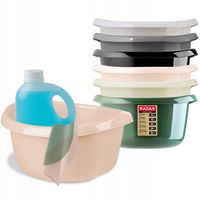 MISKA MIEDNICA Z UCHWYTAMI PLASTIKOWA 20L BEŻOWA