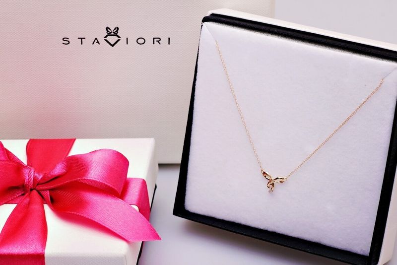 Emaga Złoty naszyjnik NZD4203 - Diament zdjęcie 7