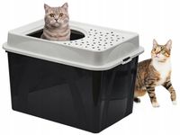 DUŻA KUWETA KRYTA NA ŻWIREK DLA KOTA TOALETA HOP IN