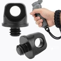 Uchwyt na Pasek 1/4" ŚRUBA Aparatu Gimbala 16 mm Aluminium Guma Czarny