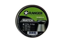 Śrut 4,5 mm RANGER Diabolo Professional Match płaski 500 szt. 0,54 g
