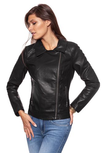 WRANGLER LEATHER JACKET BLACK W4100Z801 S na Arena.pl