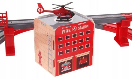 KOLEJKA ELEKTRYCZNA TORY POJAZDY MOSTY DOMKI POCIĄG WAGONY 92 elementów na Arena.pl