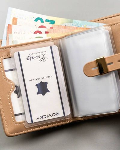 portfel damski ze skóry ekologicznej z wkładką na karty - 4u cavaldi na Arena.pl