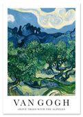 Plakat cyfrowy do wydruku drzewo oliwne van gogh