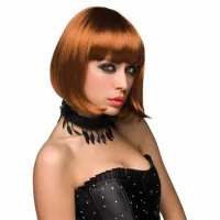 pleasure wigs cici wig peruka syntetyczna regulowana czerwona