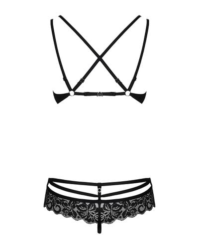 860-set-1 komplet czarny l/xl obsessive na Arena.pl