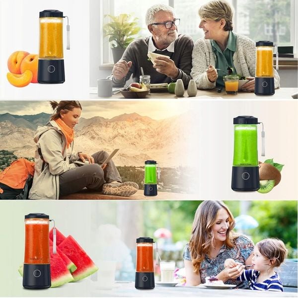 Blender Kielichowy Przenośny Bezprzewodowy 4000mAh Do Smoothie - Prezent zdjęcie 9