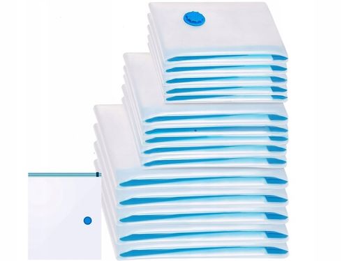 Worki Próżniowe na Ubrania Zestaw 15szt 3 Rozmiary 50x70cm 60x80cm na Arena.pl