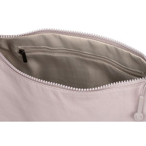 jednokomorowa listonoszka damska w kolorze lila, odszyta z poliestru na Arena.pl