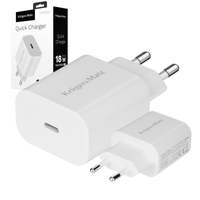Ładowarka sieciowa USB-C PD QC 3.0 18W KrugerMatz