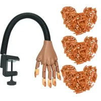 Ręka Do Ćwiczeń Paznokci Manicure + Tipsy 300 szt.